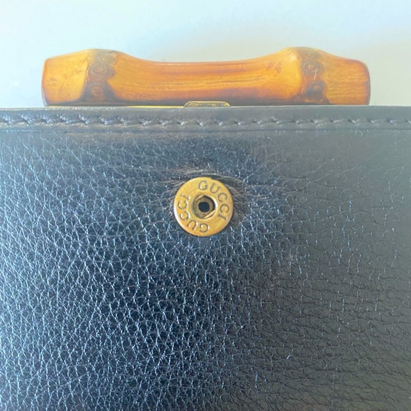 Vintage GUCCI bamboo wallet - Picture 6 of 9